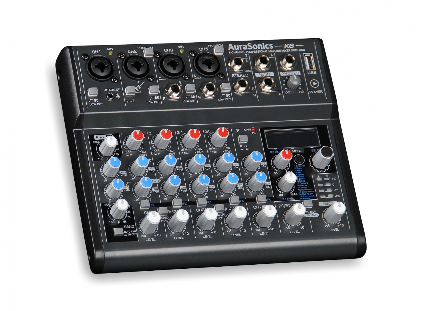 AuraSonics K8 компактный микшерный пульт в Наро-фоминске