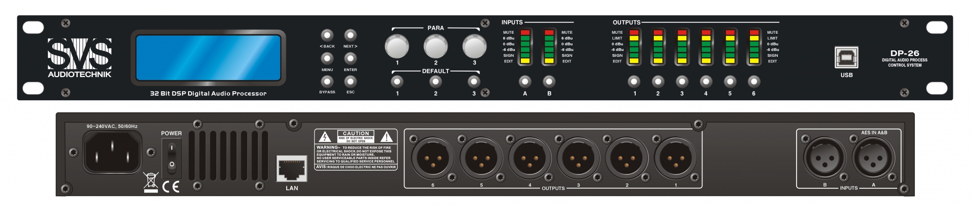 SVS Audiotechnik DP-26 Цифровой процессор: 2 входа 6 выходов в Наро-фоминске