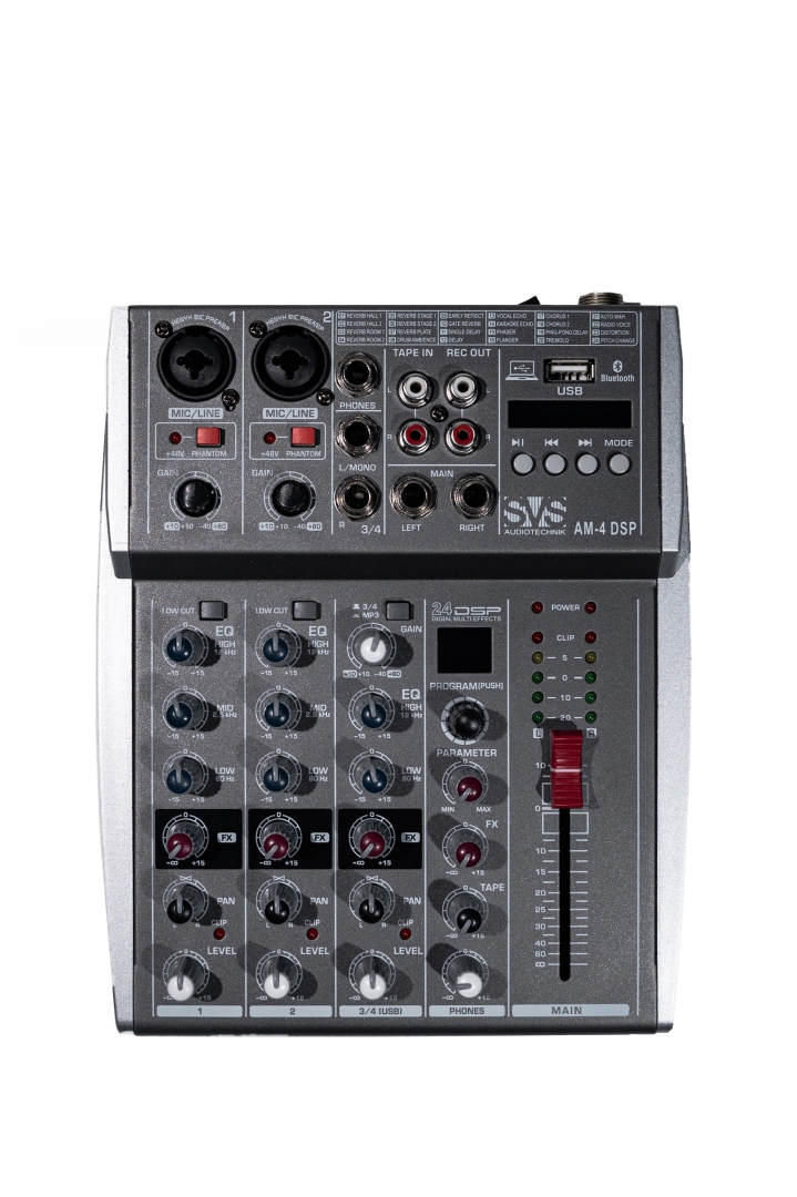 SVS Audiotechnik mixers AM-4 DSP Аналоговый микшерный пульт, 4-канала в Наро-фоминске