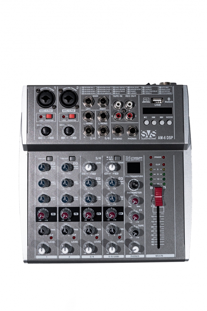 SVS Audiotechnik mixers AM-6 DSP Микшерный пульт аналоговый, 6-канальный SVS Audiotechnik mixers в Наро-фоминске