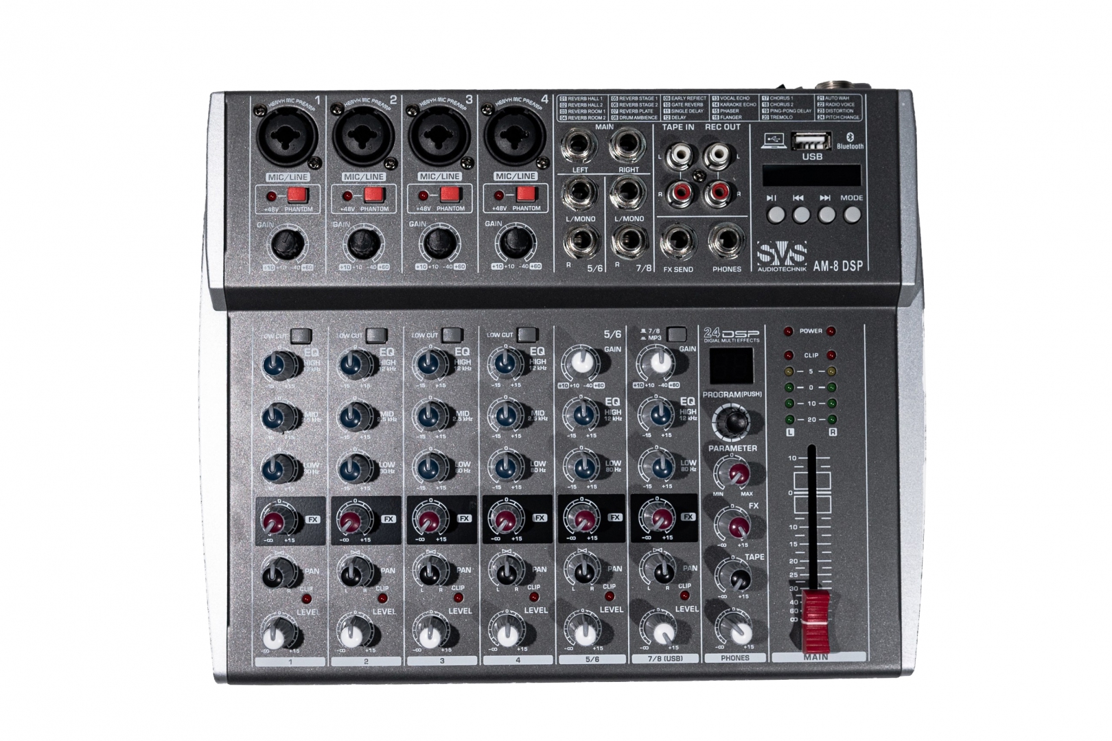 SVS Audiotechnik mixers AM-8 DSP Микшерный пульт аналоговый, 8-канальный в Наро-фоминске
