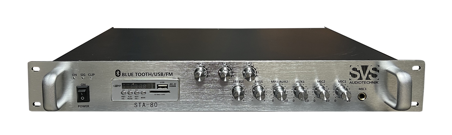SVS Audiotechnik STA-80 Микшер-усилитель для систем Public Address в Наро-фоминске